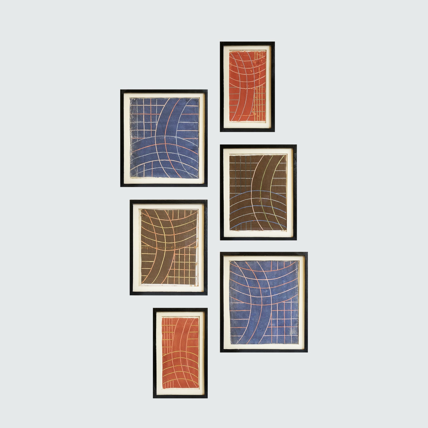 6 sketches for textiles designs