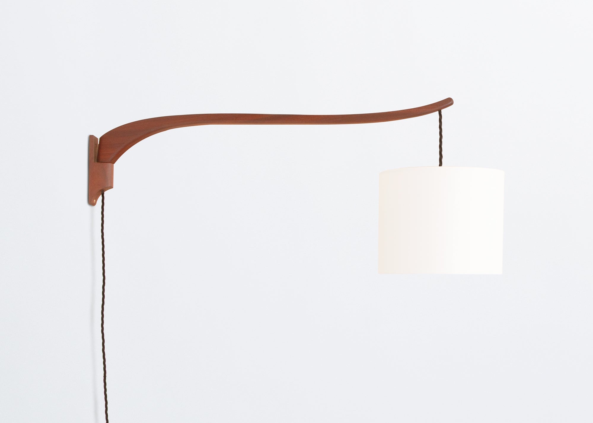 vintage wooden wall lamp