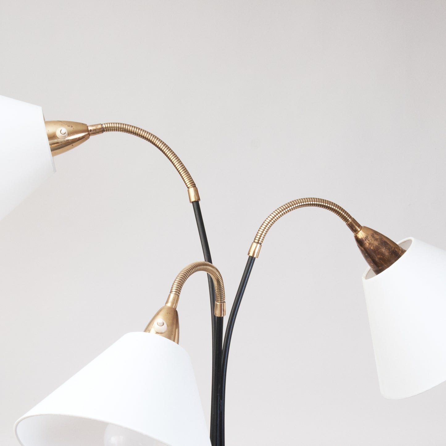 Three-armed floor lamp