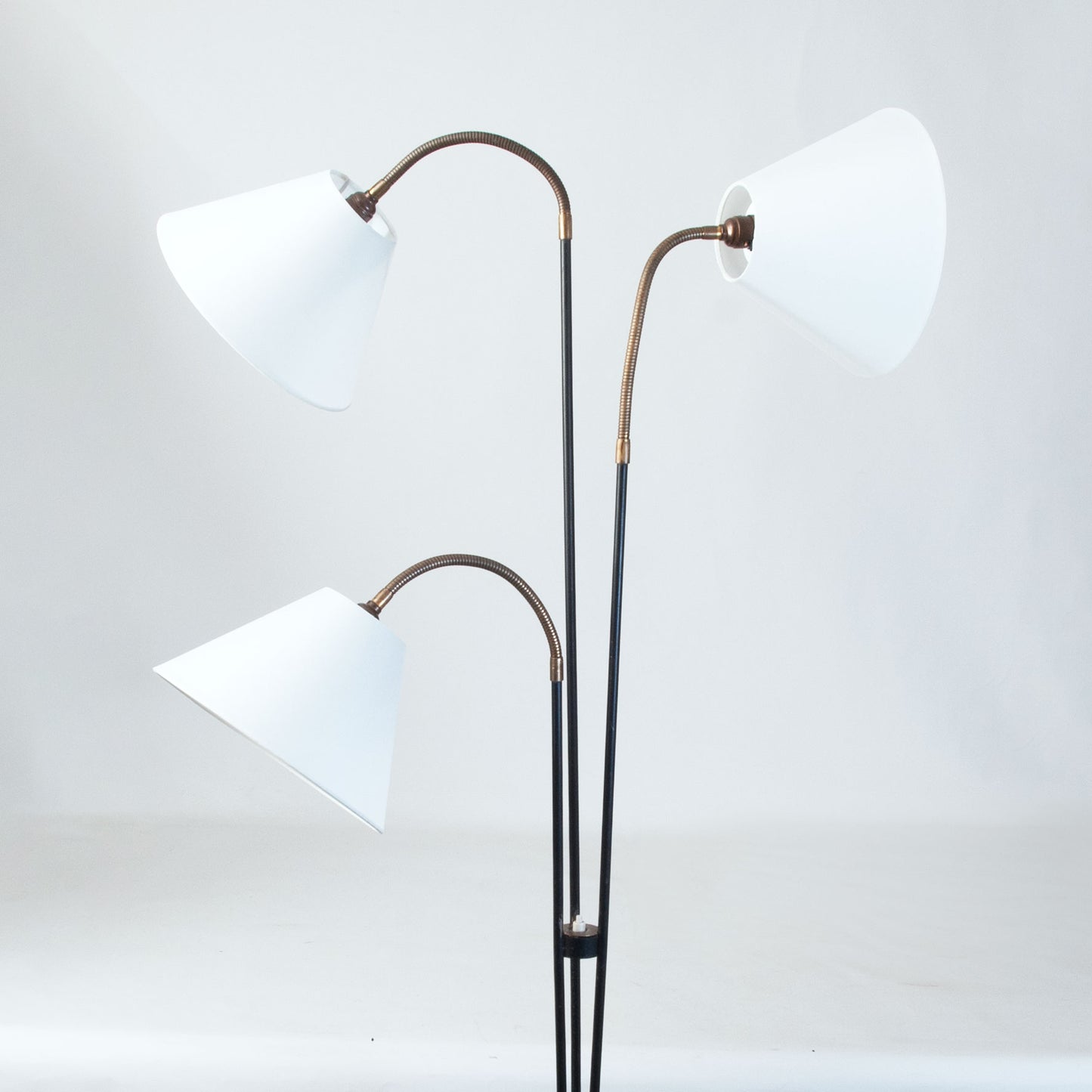 Three armed floor lamp