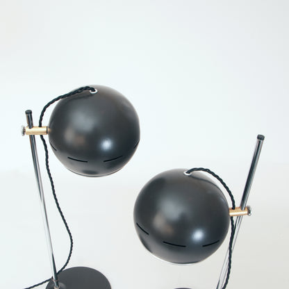 Pair of adjustable table lamps