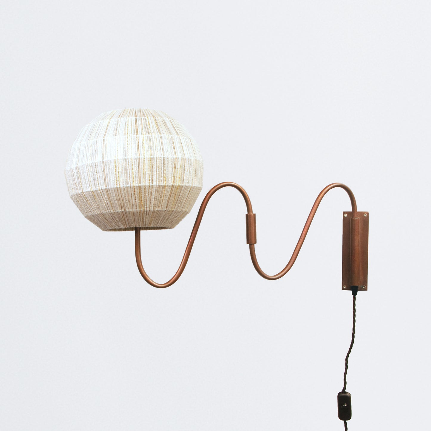 Copper wall lamp