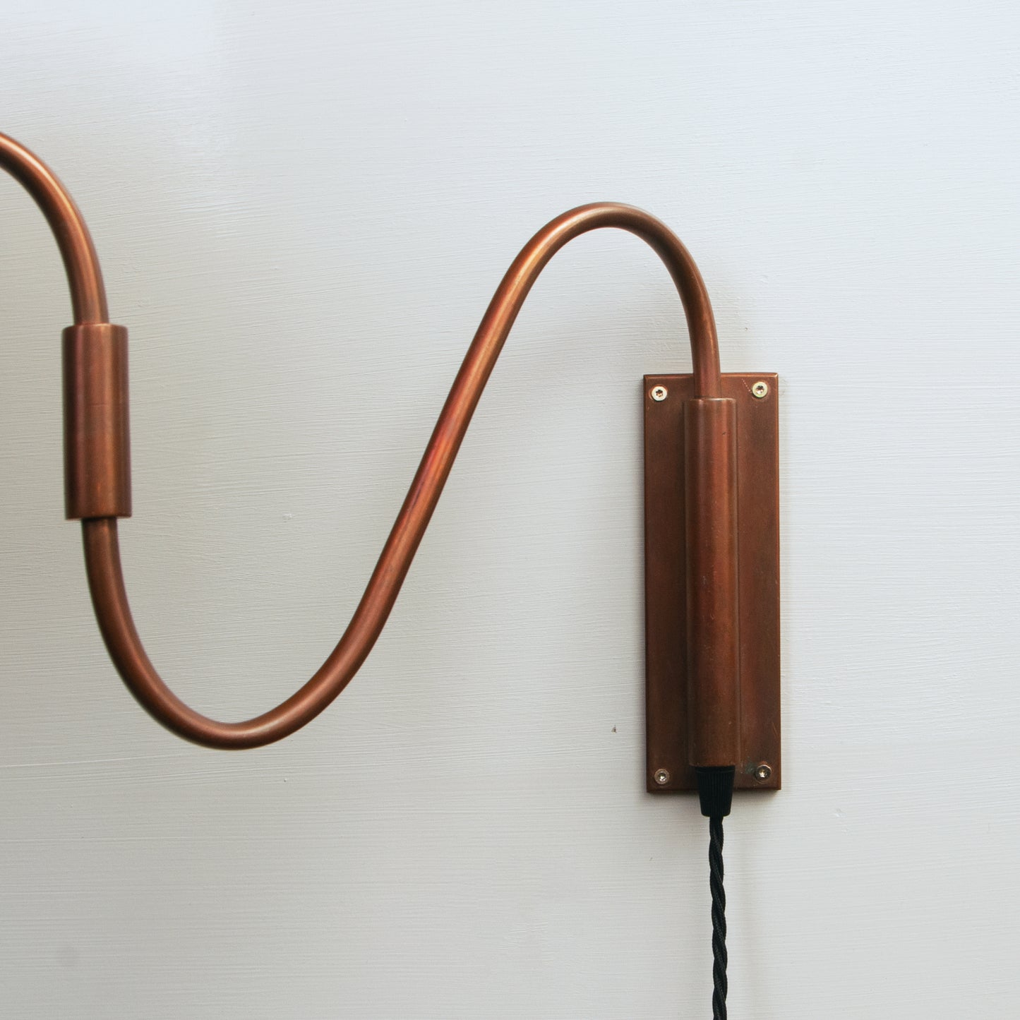 Copper wall lamp