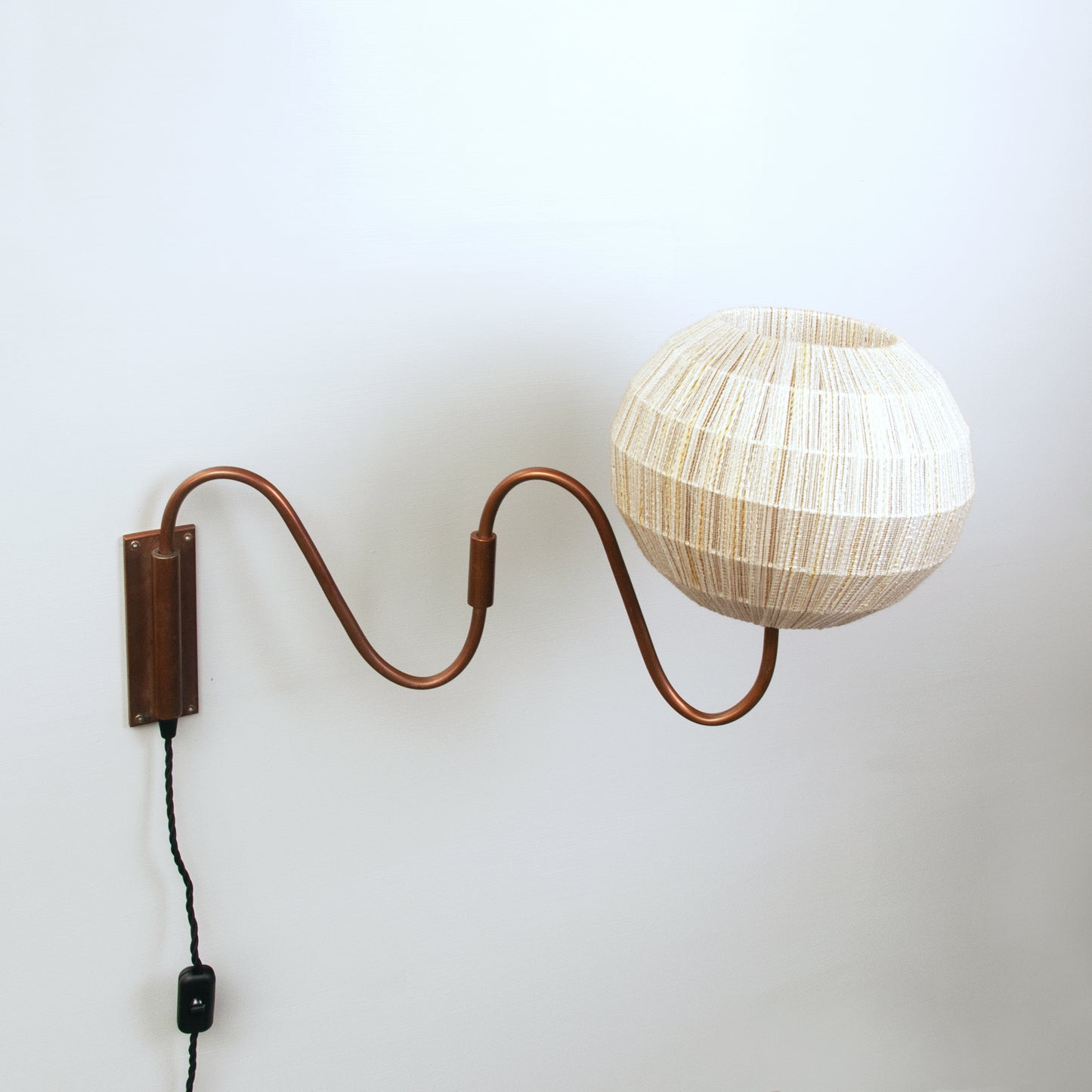 Copper wall lamp