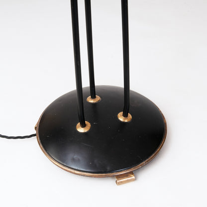 Three-armed floor lamp
