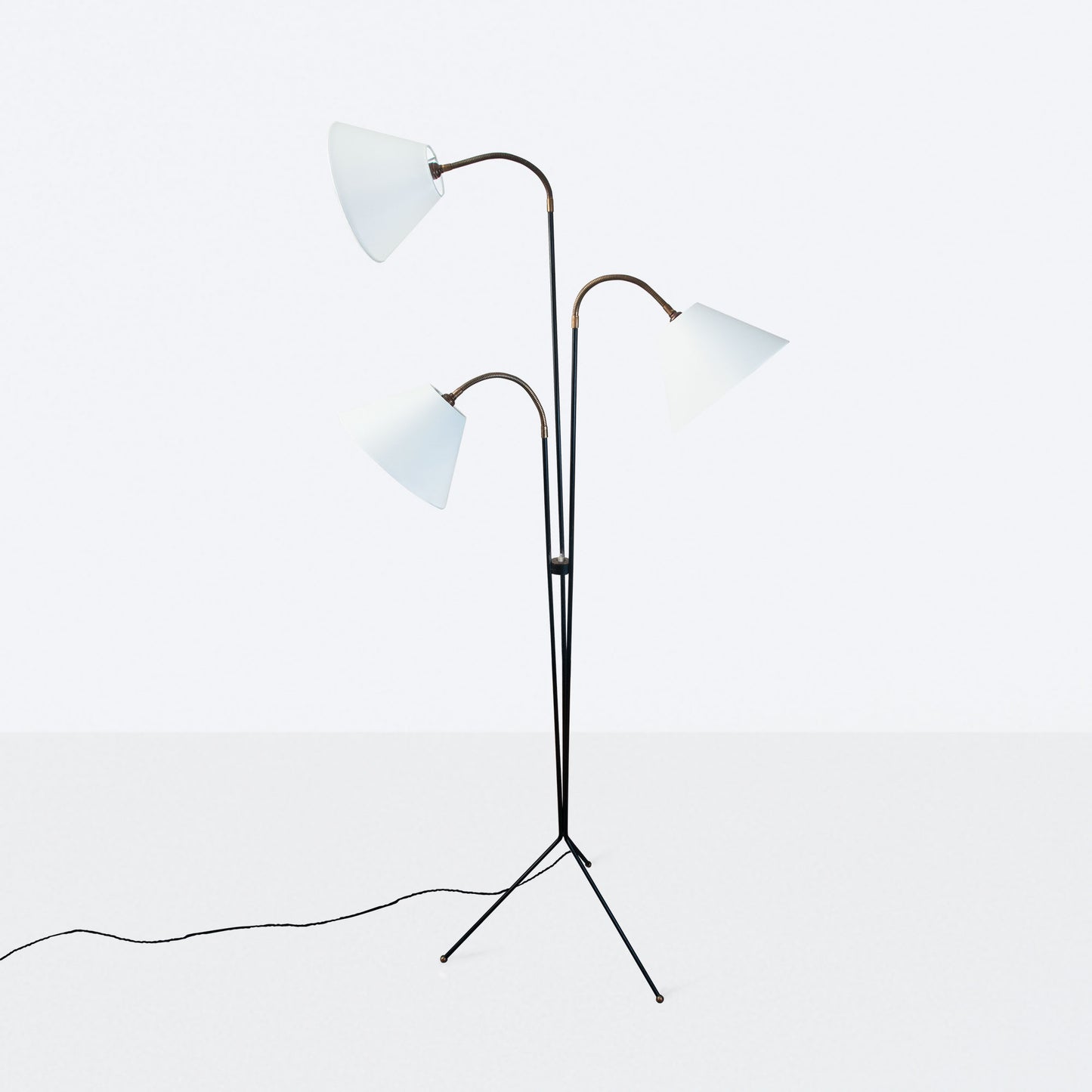 Three armed floor lamp