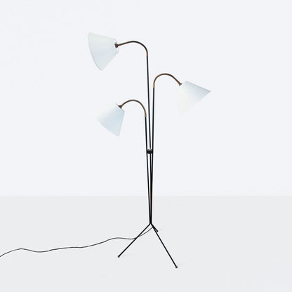 Three armed floor lamp