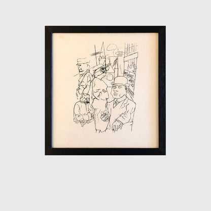 Set of 8 prints after George Grosz